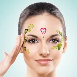 8 Pcs Halloween Temporary Stickers Waterproof Face Tattoos Women Masquerade Face Tattoo Glitter Flower Leaf Star Makeup Eye Forehead Body Sticker Cosplay Costume Dress Up Christmas Party Supplies -Xmas Mart Sales 618ENW4UQ6L. SL1500