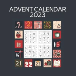 Advent Calendar 2023: Christmas Countdown Calendar 24 Sudoku Pictures Paperback – Advent Calendar, October 19, 2022