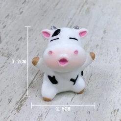 BLAPNK 14 Pcs Mini Cute Cow Animal Figures Toy Cake Toppers, Miniature Figurines Fairy Garden Moss Landscape DIY Terrarium Crafts Ornament, Decoration Christmas Birthday Gift, White (8-HMS-TR1) -Xmas Mart Sales 619sUuPfnPL. AC SL1001