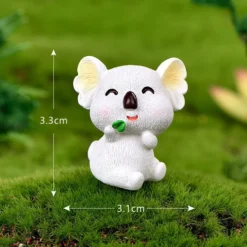 BLAPNK 5 Pcs Mini Koala Bear Animal Figures Toy Cake Toppers, Miniature Koala Figurines Fairy Garden Moss Landscape DIY Terrarium Crafts Ornament, Cake Decoration Christmas Birthday Gift Grey -Xmas Mart Sales 619sdOMhzL. AC SL1001