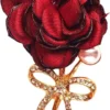 Samiyack Rose Flower Brooch Pins – Pink Red Handmade Fabric Floral Flower Brooches For Wedding Banquet Christmas Party Valentine’s Day Gift For Women Men Bridal Wife Mom -Xmas Mart Sales 619tG7yANL. AC UL1005