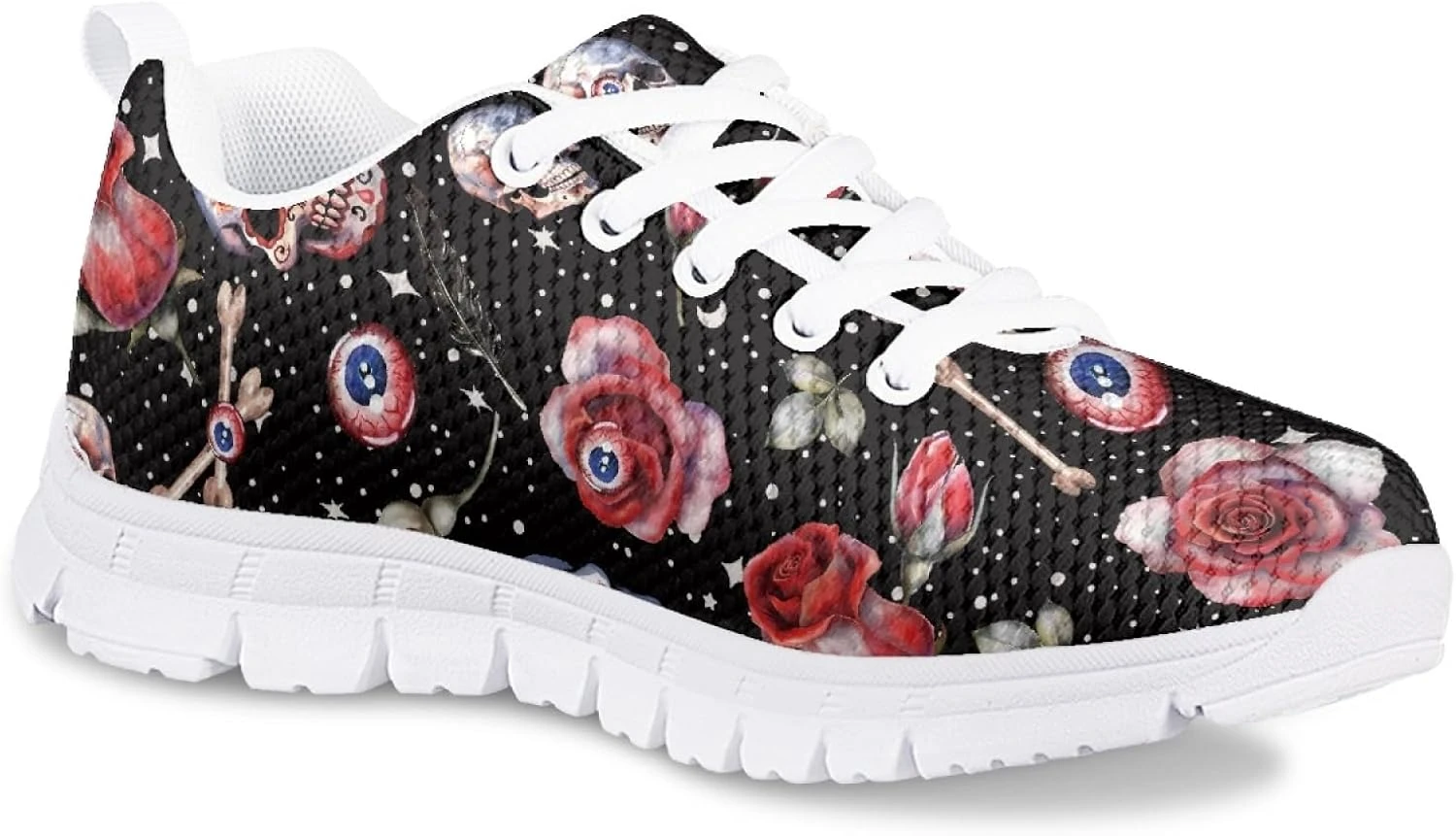 HOTYD Kids Halloween Sneakers For Boys Breathable Athletic Christmas Walking Shoes For Girls Most Comfortable Casual Classic Fashion Playing Sports Shoes 4 HOTYD Kids Halloween Sneakers For Boys Breathable Athletic Christmas Walking Shoes For Girls Most Comfortable Casual Classic Fashion Playing Sports Shoes - Image 2