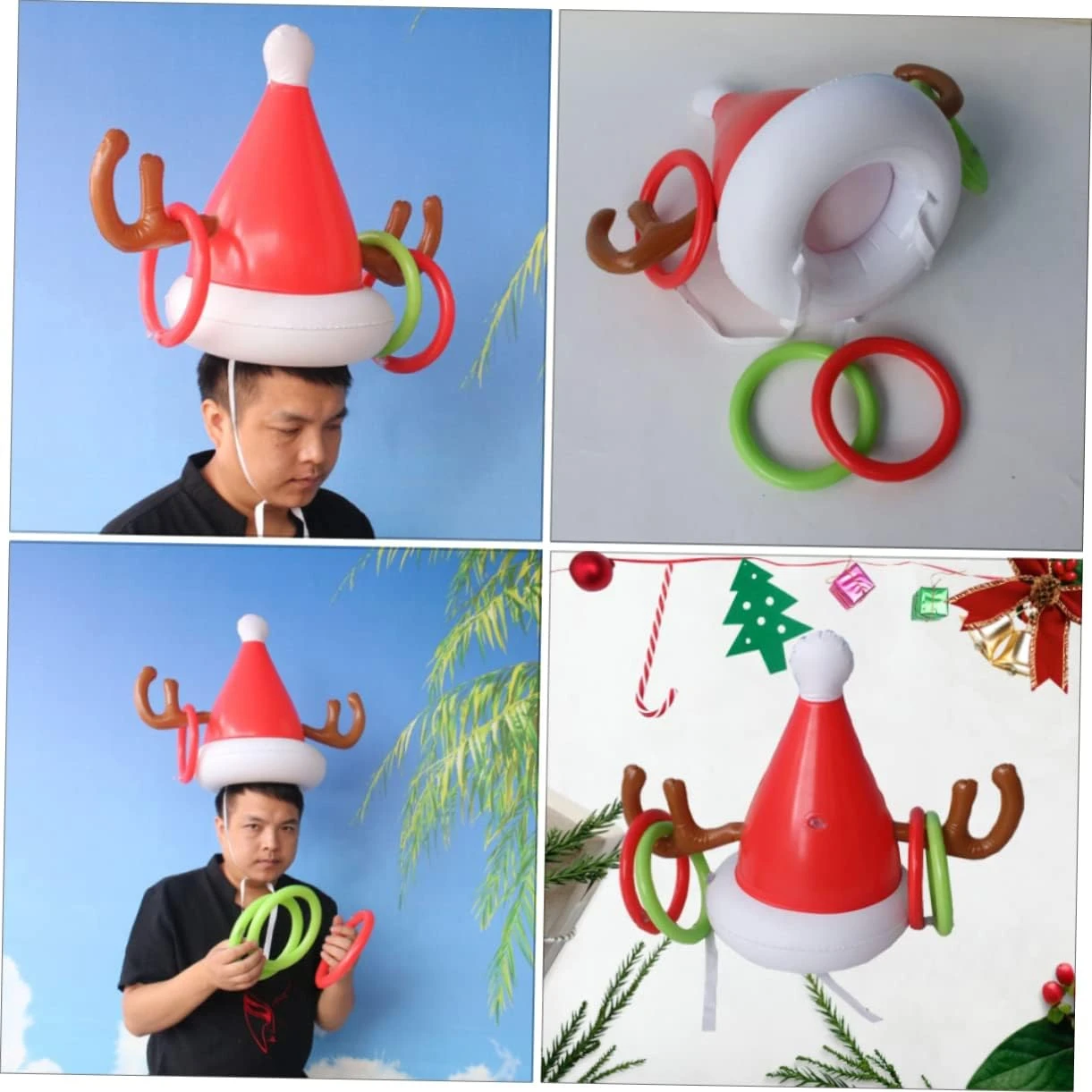 Inflatable Antler Hat Ferrule Toy Playset Inflatable Toys For Toys For Outside Ring Toss Toy Ring Toss Inflatable Toss Game Christmas Party Activity Inflatable Rings 8 Inflatable Antler Hat Ferrule Toy Playset Inflatable Toys For Toys For Outside Ring Toss Toy Ring Toss Inflatable Toss Game Christmas Party Activity Inflatable Rings - Image 6