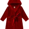 GENERIC Toddler Girls Boys Long Sleeve New Christmas Bathrobe Velvet Sleepdress Leisure Wear For Kids Babys Bathrobe For -Xmas Mart Sales 61AiCXe0kML. AC UL1500