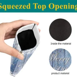 Glasses Pouch Eyeglasses Case - Christmas Blue Wooden Snowflake Squeeze Top Sunglasses Pouch Portable Leather Soft Eyewear Case For Women Men -Xmas Mart Sales 61B7YHcbjVL. AC UL1200