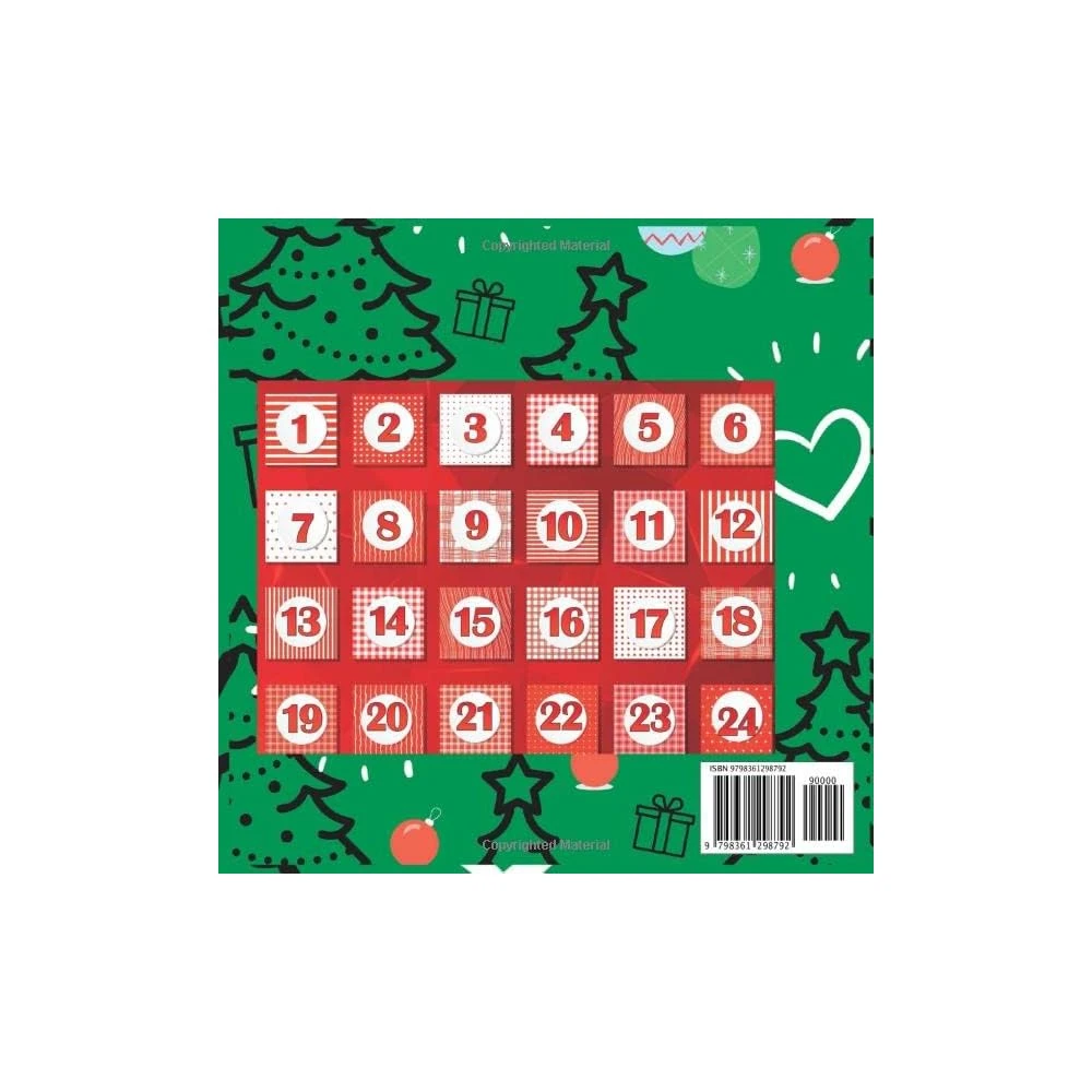 Puzzle Advent Calendar 2022: Sudoku Advent Calendar Christmas 24 Days Countdown With Solutions Ghift For Adult, Women, Men, Kids, Teens, Girls, Boys - Paperback Paperback – Advent Calendar, October 30, 2022 4 Puzzle Advent Calendar 2022: Sudoku Advent Calendar Christmas 24 Days Countdown With Solutions Ghift For Adult, Women, Men, Kids, Teens, Girls, Boys - Paperback Paperback – Advent Calendar, October 30, 2022 - Image 2