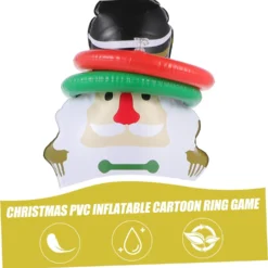 VANZACK 1 Set Toys For Outside Indoor Outdoor Ring Toy Cartoon Decorate Ferrule Nutcrackers Ring Toss Inflatable Nutcracker Christmas Parent-Child Christmas Toys Party Supplies -Xmas Mart Sales 61Fy69UW0jL. AC SL1500