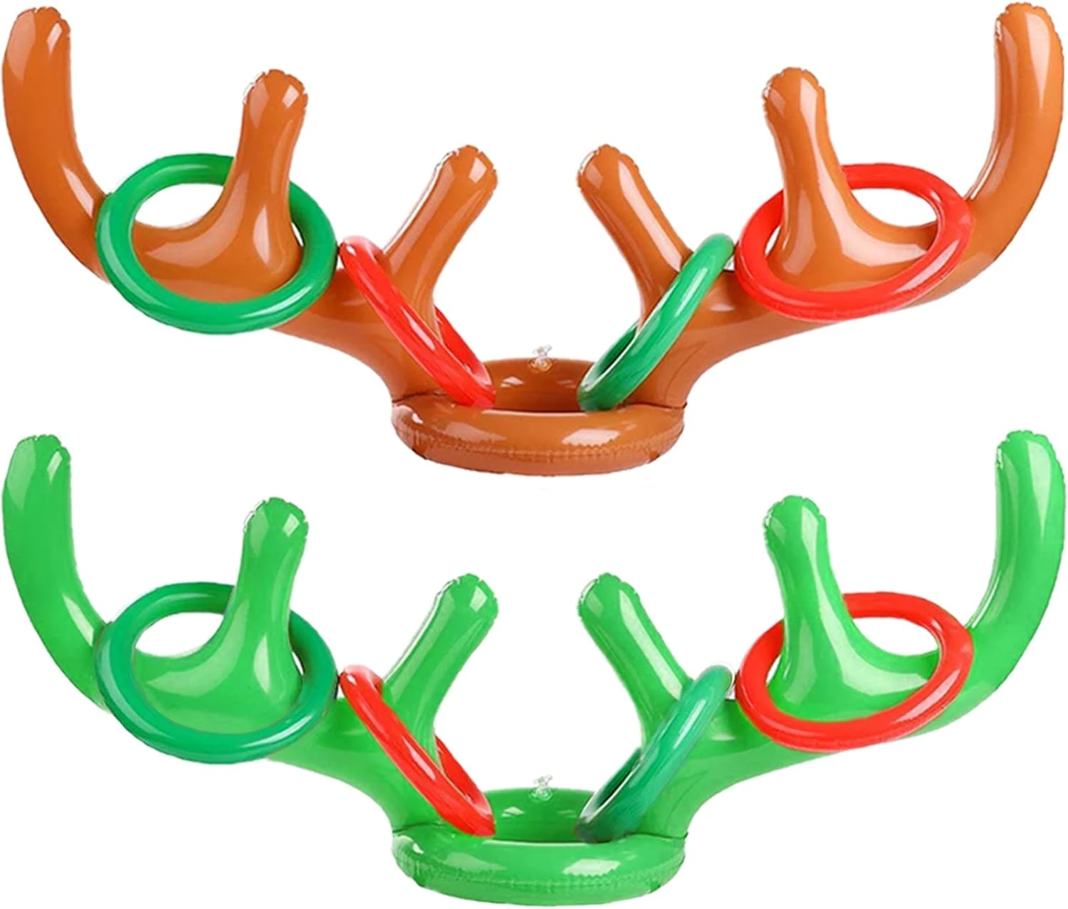 2 Set Christmas Inflatable Reindeer Antler Ring Toss Game Xmas Antler Heandband Toys Christmas Party Game Supplies For School Family Team Game Indoor Outdoor 3 2 Set Christmas Inflatable Reindeer Antler Ring Toss Game Xmas Antler Heandband Toys Christmas Party Game Supplies For School Family Team Game Indoor Outdoor