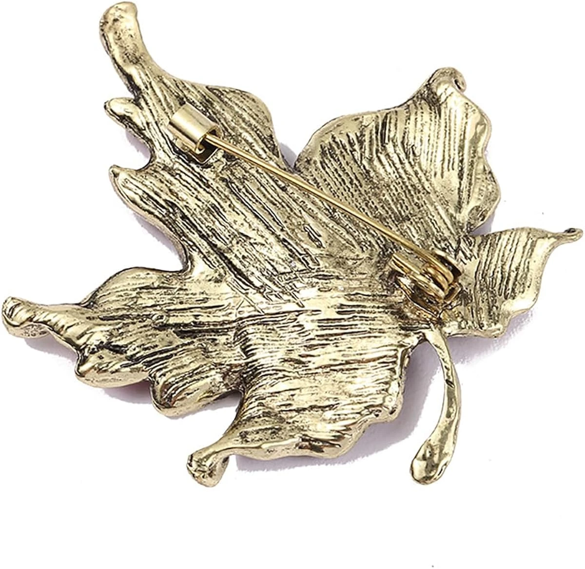 Crystal Maple Leaf Brooch For Women Girls,Rhinestone Leaf Peral Lapel Pins Clothing Hat Bag Accessories For Christmas Valentine's Day Birthday Gift 4 Crystal Maple Leaf Brooch For Women Girls,Rhinestone Leaf Peral Lapel Pins Clothing Hat Bag Accessories For Christmas Valentine's Day Birthday Gift - Image 2