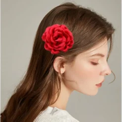 Dainty Peony Flower Brooches Pins Delicate Chiffon Rose Flower Brooch Classic For Wedding Party Dance Banquet For Women Ladies Elegant Lapel Pins Dress Suit Ceremony Clothes Accessories Jewelry Valentine's Day Christmas Gifts 95mm -Xmas Mart Sales 61ITt3R2y2L. AC UL1000