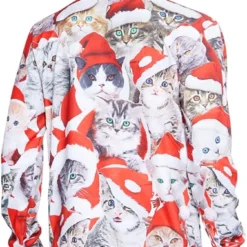 RAISEVERN Unisex Christmas Sweatshirt For Men Women Pullover Sweater Crewneck Long Sleeve Top -Xmas Mart Sales 61IauFSFjTL. AC UL1300