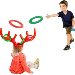 3 Pack Inflatable Reindeer Antler Hat Ring Toss Game Christmas Party Games For Kids Adults Families Carnival Games Xmas Holiday Party Supplies -Xmas Mart Sales 61JEQ5twkmL. AC SL1500