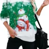 MYHALF Christmas Shirts Women Funny Snowman Graphic Sweatshirt Merry Christmas Long Sleeve Crew Neck Tops Blouses -Xmas Mart Sales 61JaQfmndbL. AC UL1280