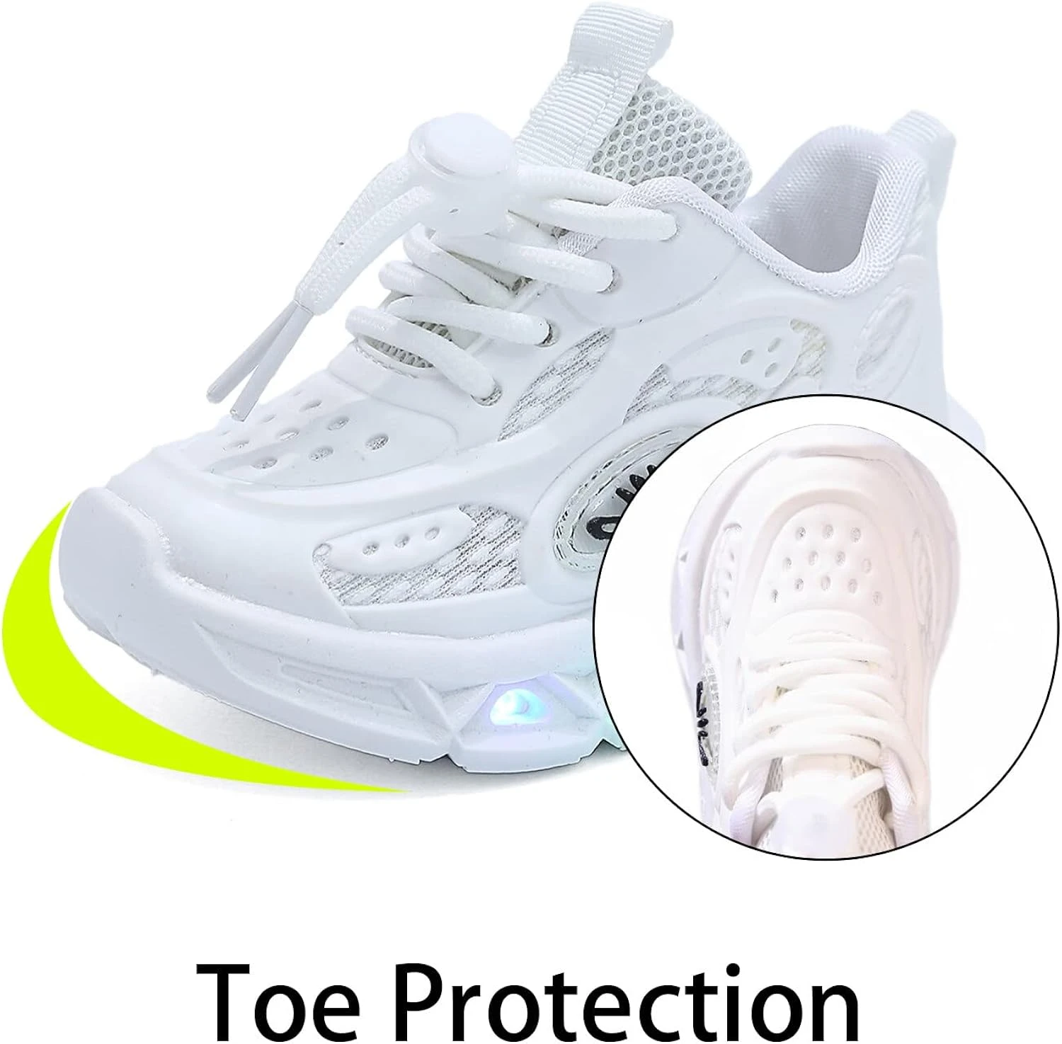 Lymeral Kids Light Up Shoes Led Flash Sneakers, Lightweight Mesh Breathable Kids Shoes With Led For Christmas Birthday Toddler Show Gift 6 Lymeral Kids Light Up Shoes Led Flash Sneakers, Lightweight Mesh Breathable Kids Shoes With Led For Christmas Birthday Toddler Show Gift - Image 4