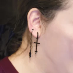 15 Pairs Earrings For Men, Fashion Earrings Kit For Men And Women Made Of Stainless Steel Variety Of Styles Such As Hoops, Studs, Cross Earrings Fashion Huggie For Party Birthday Prom Christmas -Xmas Mart Sales 61Kq iBR LL. AC UL1500