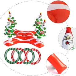 ABOOFAN 1 Set Christmas Tree Ring Inflatable Toy Out Door Toys Kids Ring Outside Kids Toys PVC Party Game Toy Inflatable Toss Toy Inflatable Xmas Toy Outdoor Christmas Ring Child -Xmas Mart Sales 61Kwc2yqwL. AC SL1246