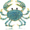 Rhinestone Crab Brooch Pin For Women Girls Gold Plated Fashion Crystal Marine Animal Brooches Lapel Pins Shiny Exaggerated Cute Holiday Vacation Christmas Jewelry Gift For Theme Party 2 Rhinestone Crab Brooch Pin For Women Girls Gold Plated Fashion Crystal Marine Animal Brooches Lapel Pins Shiny Exaggerated Cute Holiday Vacation Christmas Jewelry Gift For Theme Party -Xmas Mart Sales 61MXpYzFGL. AC UL1000