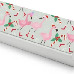 Christmas Santa Flamingo Unisex Glasses Case Portable Fashion Protective Box Eye Glasses Holder Container