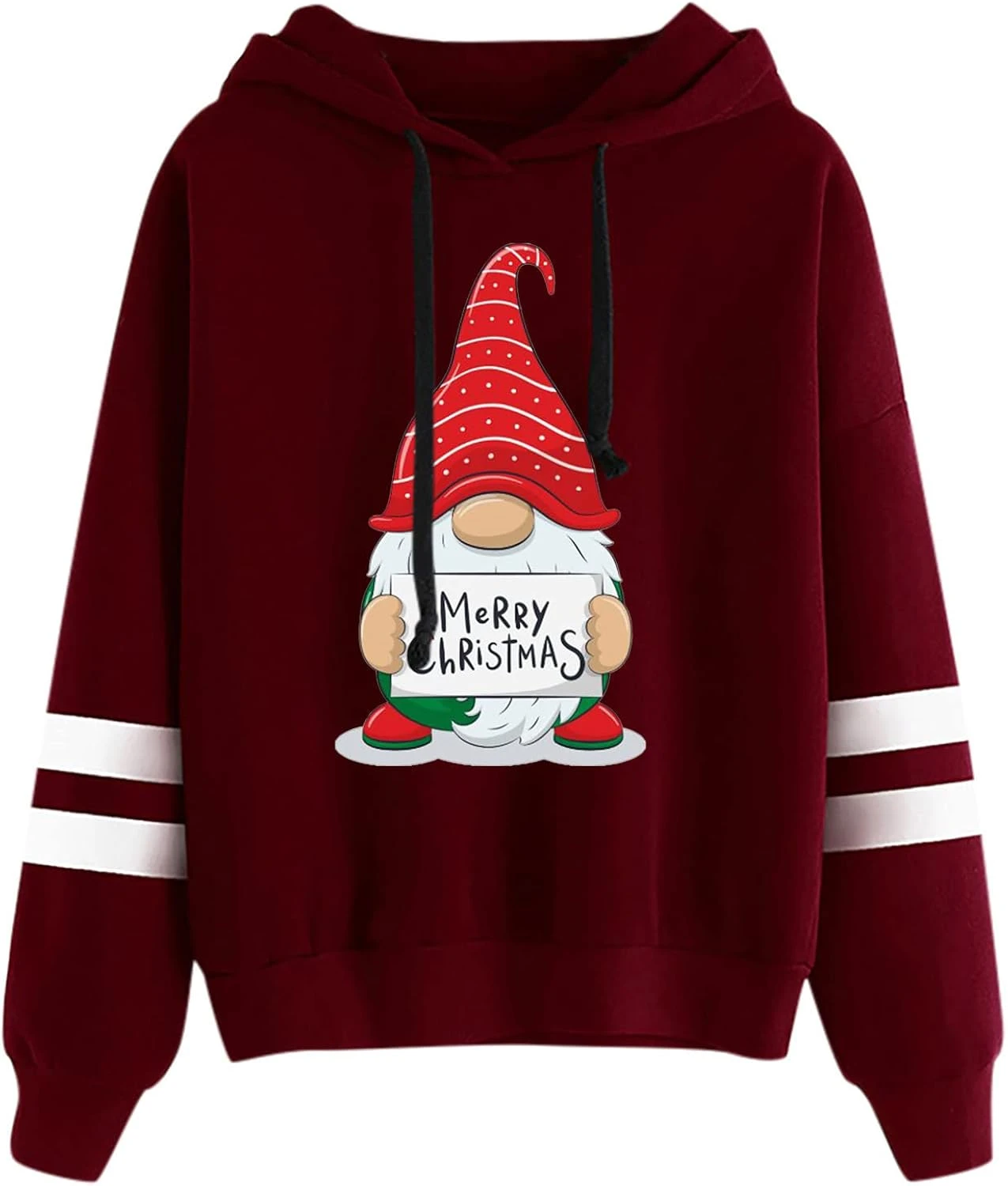 GENERIC Christmas Hoodies For Women Funny Gnomes Graphic Sweaters Long Sleeve Crew Neck Oversized Shirts Holiday Xmas 3 GENERIC Christmas Hoodies For Women Funny Gnomes Graphic Sweaters Long Sleeve Crew Neck Oversized Shirts Holiday Xmas