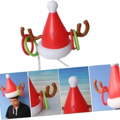 INOOMP 2pcs Inflatable Antler Hat Ferrule Toy Ring Toss Toy Xmas Fun Outdoor Games Plastic Playes Inflatable Toys Outdoor Hats Christmas Decoration Antler Hat Toss Game Inflatable Rings -Xmas Mart Sales 61NwjSk5eKL. AC SL1303