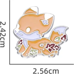 Cute Maple Fox Brooch,Autumn Fox Pin Fox And Fall Leaves Brooch Cartoon Animal Badges Pins Clothing Hat Bag Accessories For Christmas Jewelry Gifts -Xmas Mart Sales 61OqK7B68oL. AC UL1500