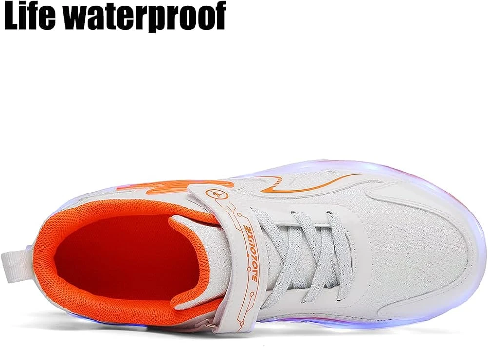 CEIEOE Kids Roller Shoes 4 Wheels 16 LED Model Colorful Girls Boys Roller Skates Sneaker Can Charge For Beginner More Balanced Party Birthday Christmas Best Gift 6 CEIEOE Kids Roller Shoes 4 Wheels 16 LED Model Colorful Girls Boys Roller Skates Sneaker Can Charge For Beginner More Balanced Party Birthday Christmas Best Gift - Image 4