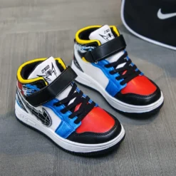 Shoes For Kids High Top Sneakers For Boys Girls Hip-Hop Dancing Shoes For Halloween Christmas Party -Xmas Mart Sales 61QYRdNUHzL. AC UL1000