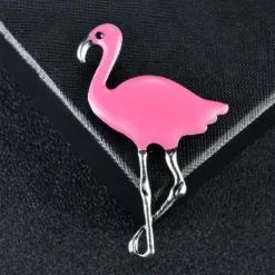 Flamingo Brooch Pin For Women Girls Pink Enamel Lapel Pin Lucky Bird Animal Corsage Badge Pins Accessories Jewelry For Cloth Dress Christmas -Xmas Mart Sales 61RddbPXBCL. AC UL1000