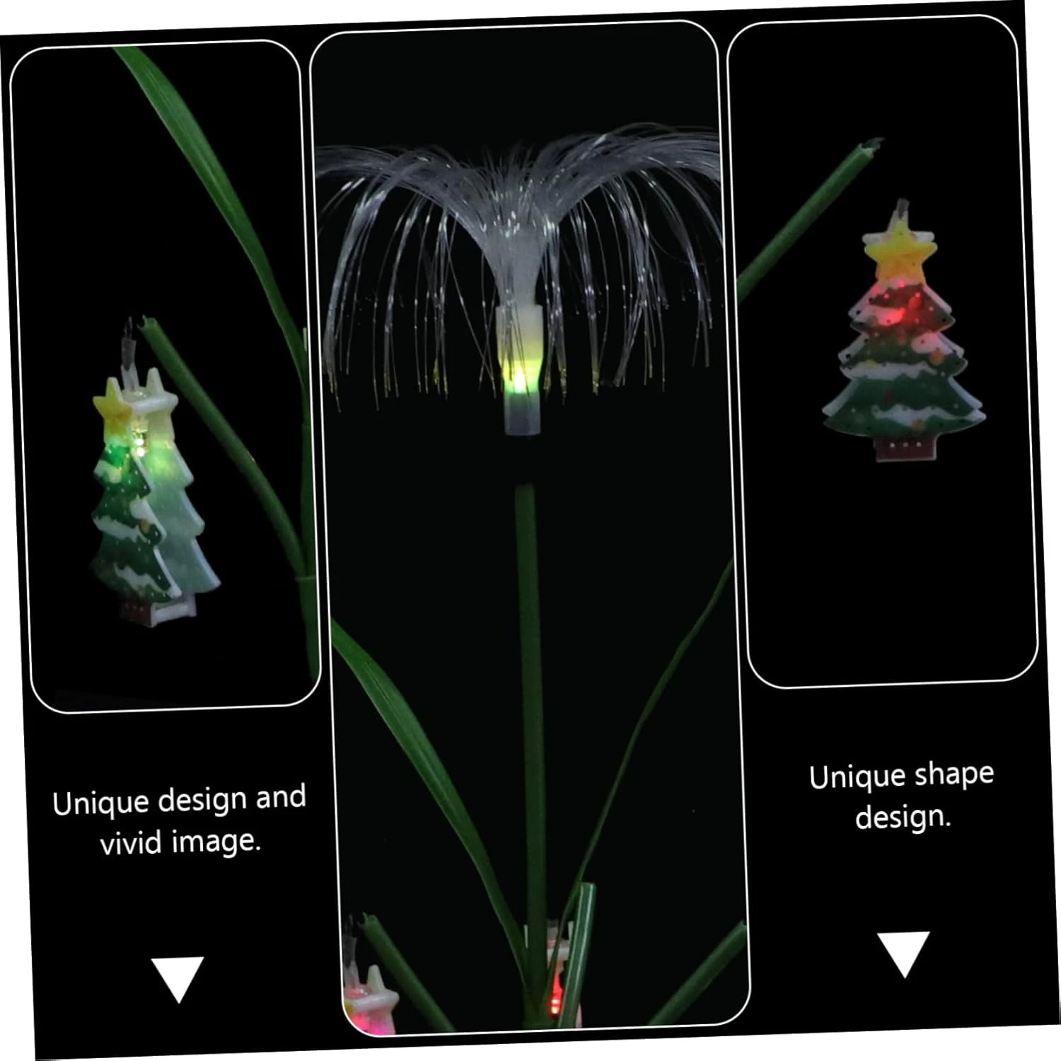 Abaodam 1pc Floor Lamp Christmas Lawn Decorations Solar Power Flower Lights Solar Powered Wall Lights Pine Tree Decor Outdoor Garden Lamps Stainless Steel Flashing Christmas Lights Elder 11 Abaodam 1pc Floor Lamp Christmas Lawn Decorations Solar Power Flower Lights Solar Powered Wall Lights Pine Tree Decor Outdoor Garden Lamps Stainless Steel Flashing Christmas Lights Elder - Image 9