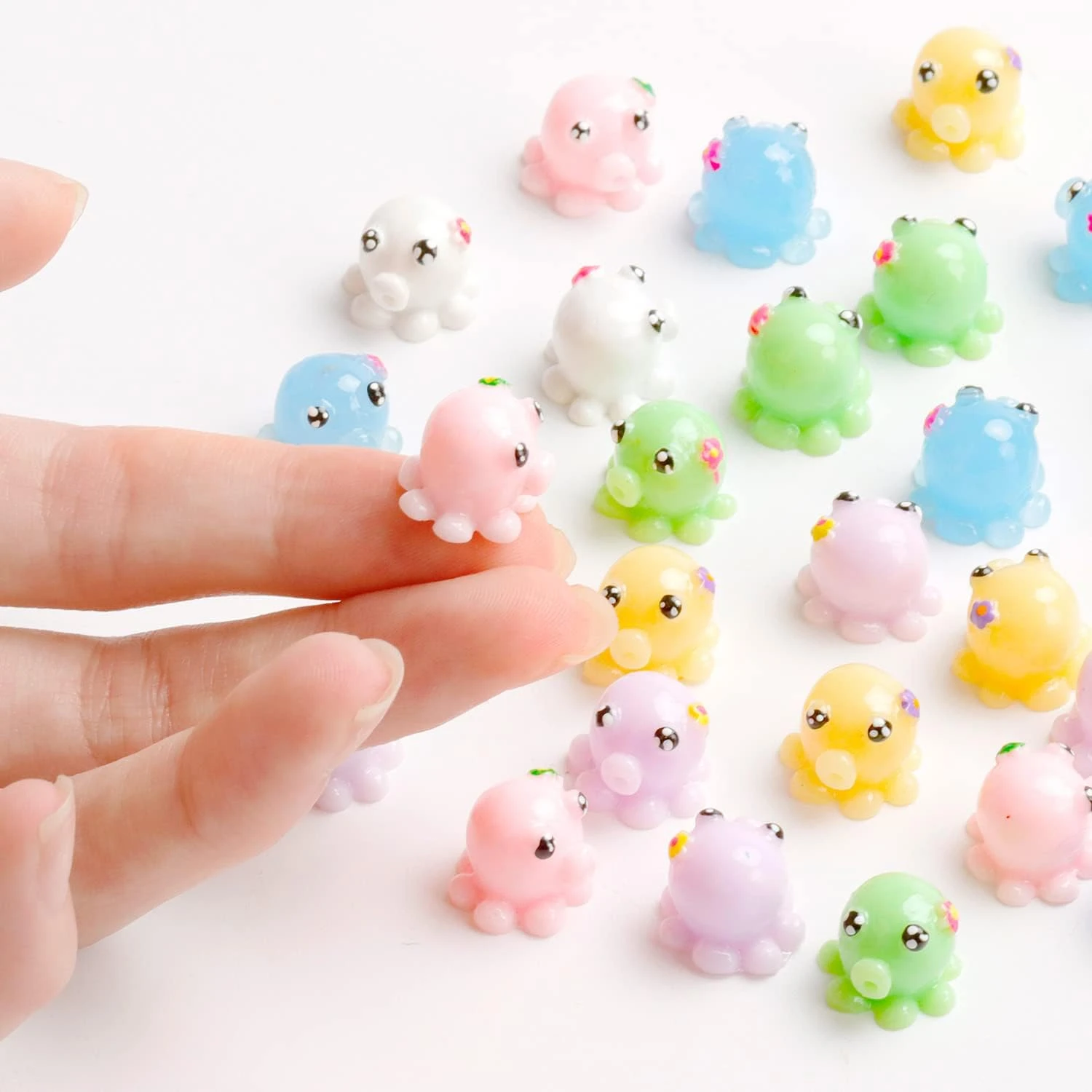 30 Pcs Octopus Figurines Plastic Ocean Animals Resin Miniature Figures For Fairy Garden Micro Landscape Aquarium Ornament For Christmas Accessory DIY Decor 4 30 Pcs Octopus Figurines Plastic Ocean Animals Resin Miniature Figures For Fairy Garden Micro Landscape Aquarium Ornament For Christmas Accessory DIY Decor - Image 2