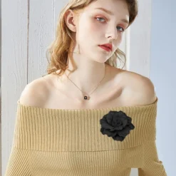 Velvet Camellia Flower Brooches Lapel Pins Delicate Lace Flowers Brooch Classic For Wedding Party Dance Banquet For Women Ladies Dainty Elegant Beautiful Pin Dress Suit Shirt Hat Bag Ceremony Clothes Accessories Jewelry Valentine's Day Decor Birthday Christmas Gifts Her -Xmas Mart Sales 61UgywZRhaL. AC UL1000