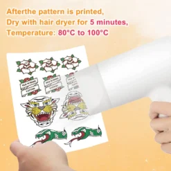 Stampcolour Christmas Realistic Printable Temporary Metallic Tattoo Paper For INKJET Printer, 8.5''X11'' 5 Sheets DIY Personalized Gold Tattoos Sticker Skin Custom Cartoon Kids Summer Party Themed -Xmas Mart Sales 61V qBXYX8L. SL1000