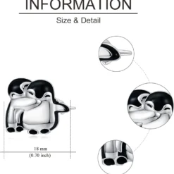 Penguin Pin Penguin Gifts Penguin Brooches 925 Sterling Silver Animal Christmas Jewelry For Women Sister Mom Mother -Xmas Mart Sales 61VYX3RlxIL. AC UL1500