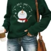 LUKYCILD Ugly Christmas Sweater For Women Christmas Long Sleeve Shirts For Women Snowman Shirt -Xmas Mart Sales 61Vb3qWUFdL. AC UL1000