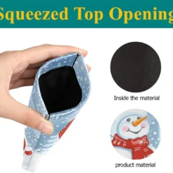 Glasses Pouch Eyeglasses Case - Christmas Snowman Santa Claus Squeeze Top Sunglasses Pouch Portable Anti-Scratch Eyeglasses Bag For Men Women 10 Glasses Pouch Eyeglasses Case - Christmas Snowman Santa Claus Squeeze Top Sunglasses Pouch Portable Anti-Scratch Eyeglasses Bag For Men Women -Xmas Mart Sales 61WVDI5N2wL. AC UL1200