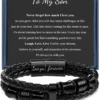 Memgift Gifts For Men Double-Row Braided Leather Bracelets For Man Cool Gifts For Dad Son Boyfriend Husband Birthday Gifts For Anniversary Leather Bracelet Christmas Anniversary 7.5 8.5 9 Inches -Xmas Mart Sales 61X8ljIM2AL. AC UL1500