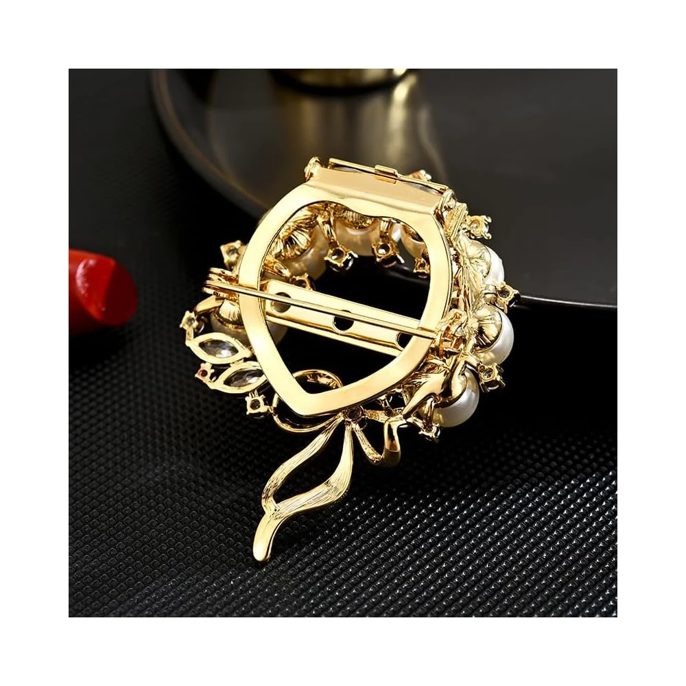 EMEGCY Christmas Wreath Brooch Christmas Bells Brooch Pin Santa Claus Brooch Gold-plated Laple Pin Christmas Gift For Women Girls Friends 9 EMEGCY Christmas Wreath Brooch Christmas Bells Brooch Pin Santa Claus Brooch Gold-plated Laple Pin Christmas Gift For Women Girls Friends - Image 7