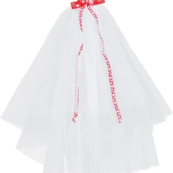 TOYANDONA Veil Bow Lace Ribbon Wedding Headband Hair Accessories For Girls Bow Veil Headband Girls Veil Headband Lace Party Veil Mesh Christmas Veil Bow Headwear Christmas Kids Hair Comb Wig