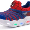 YUNICUS Kids Light Up Shoes Led Flash Sneakers With Spider Upper USB Charge For Boys Girls Toddles Best Gift For Birthday Thanksgiving Christmas Day -Xmas Mart Sales 61a1sAjhWsL. AC UL1001