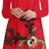 GENERIC Christmas Dresses For Women 2023 Casual Xmas Tree Printed Long Sleeve Crewneck Dress Fashion Party Holiday A-Line Dress -Xmas Mart Sales 61aHZnXnnYL. AC UL1500