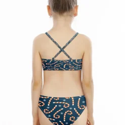 KIOPLYET Christmas Candy Cane Girls Bathing Suit 2-Piece Swimsuit Bikini Swimwear -Xmas Mart Sales 61apHCIUD L. AC UL1500 1
