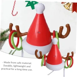 CLISPEED Inflatable Antler Hat Ferrule Toy Outdoor Kid Toys Plastic Playes Outdoor Toy Kids Ring Toss Christmas Outdoor Toy Outside Toys Kids Outdoor Games Christmas Party Activity Antlers -Xmas Mart Sales 61boB3nl71L. AC SL1242