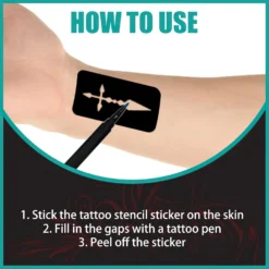 MIELIKKI Temporary Tattoo Pen, Removable Body Tattoo Markers, 10 Tattoo Pens + 2 Tattoos Stickers, Skin Safe Face Paint Tattoo Kits, Halloween Christmas Gifts For Teenage Girls Boys Adults -Xmas Mart Sales 61cQUYSDrHL. SL1500