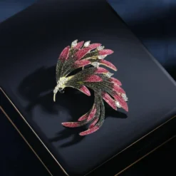 Chinese Style Gradient Phoenix Feather Brooch Cheongsam Clothing Broches & Pins Jewelry Christmas Gift -Xmas Mart Sales 61dWQ64YfaL. AC UL1000