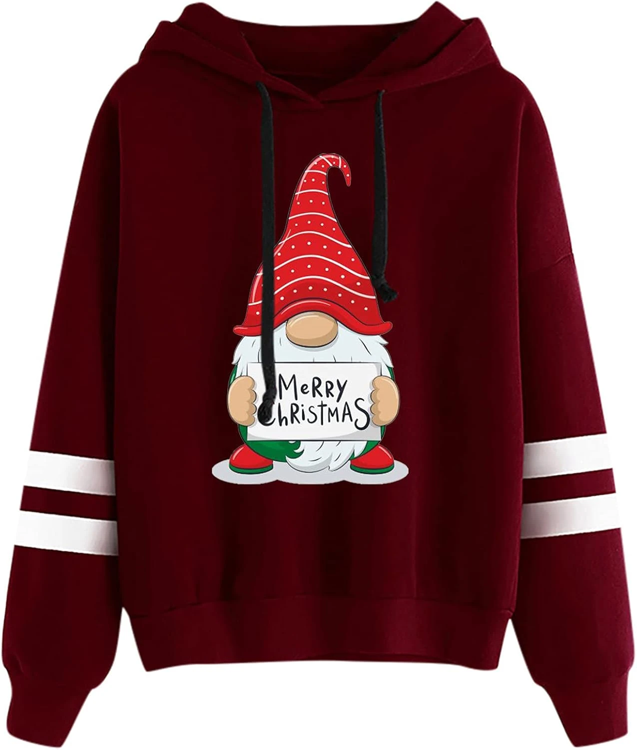 GENERIC Christmas Hoodies For Women Funny Gnomes Graphic Sweaters Long Sleeve Crew Neck Oversized Shirts Holiday Xmas 7 GENERIC Christmas Hoodies For Women Funny Gnomes Graphic Sweaters Long Sleeve Crew Neck Oversized Shirts Holiday Xmas - Image 5