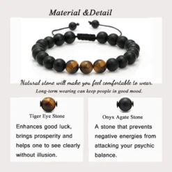 To Mens Gifts Bracelet For Dad Son My Man Boyfriend Husband Brother Grandson Grandpa Bonus Dad Nephew Uncle Birthday Father's Day Anniversary Graduation Christmas Gifts For Him Tiger Eye Mens Bracelet -Xmas Mart Sales 61fFfwsKtZL. AC UL1000