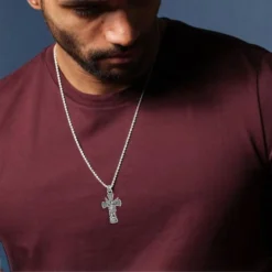 Jiulegufa St Michael Necklace For Men 925 Sterling Silver Cross Archangel Michael Necklace Protection Jewelry Gifts For Father Husband Birthday Christmas 22"+2" Chain 14 Jiulegufa St Michael Necklace For Men 925 Sterling Silver Cross Archangel Michael Necklace Protection Jewelry Gifts For Father Husband Birthday Christmas 22"+2" Chain -Xmas Mart Sales 61fzP0zGerL. AC UL1500