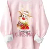 Blczomt Oversized Sweatshirt For Women Christmas Crewneck Cute Graphic Sweater Xmas Long Sleeve Reindeer Fall Outfits 2023 -Xmas Mart Sales 61gLUMcI4L. AC UL1500