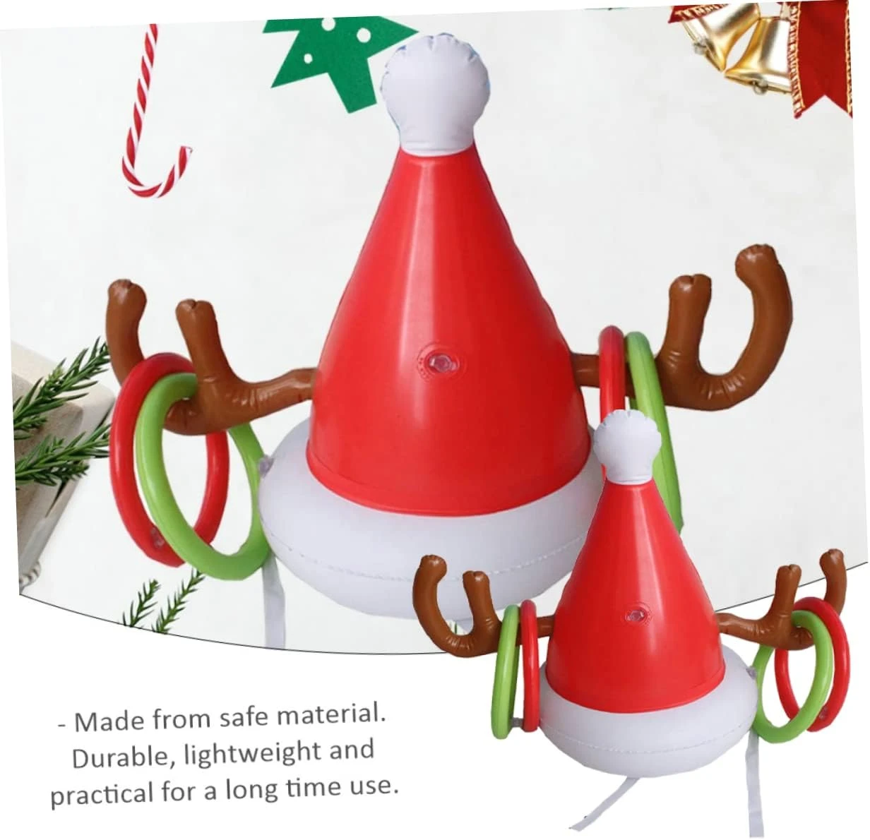 Inflatable Antler Hat Ferrule Toy Playset Inflatable Toys For Toys For Outside Ring Toss Toy Ring Toss Inflatable Toss Game Christmas Party Activity Inflatable Rings 10 Inflatable Antler Hat Ferrule Toy Playset Inflatable Toys For Toys For Outside Ring Toss Toy Ring Toss Inflatable Toss Game Christmas Party Activity Inflatable Rings - Image 8
