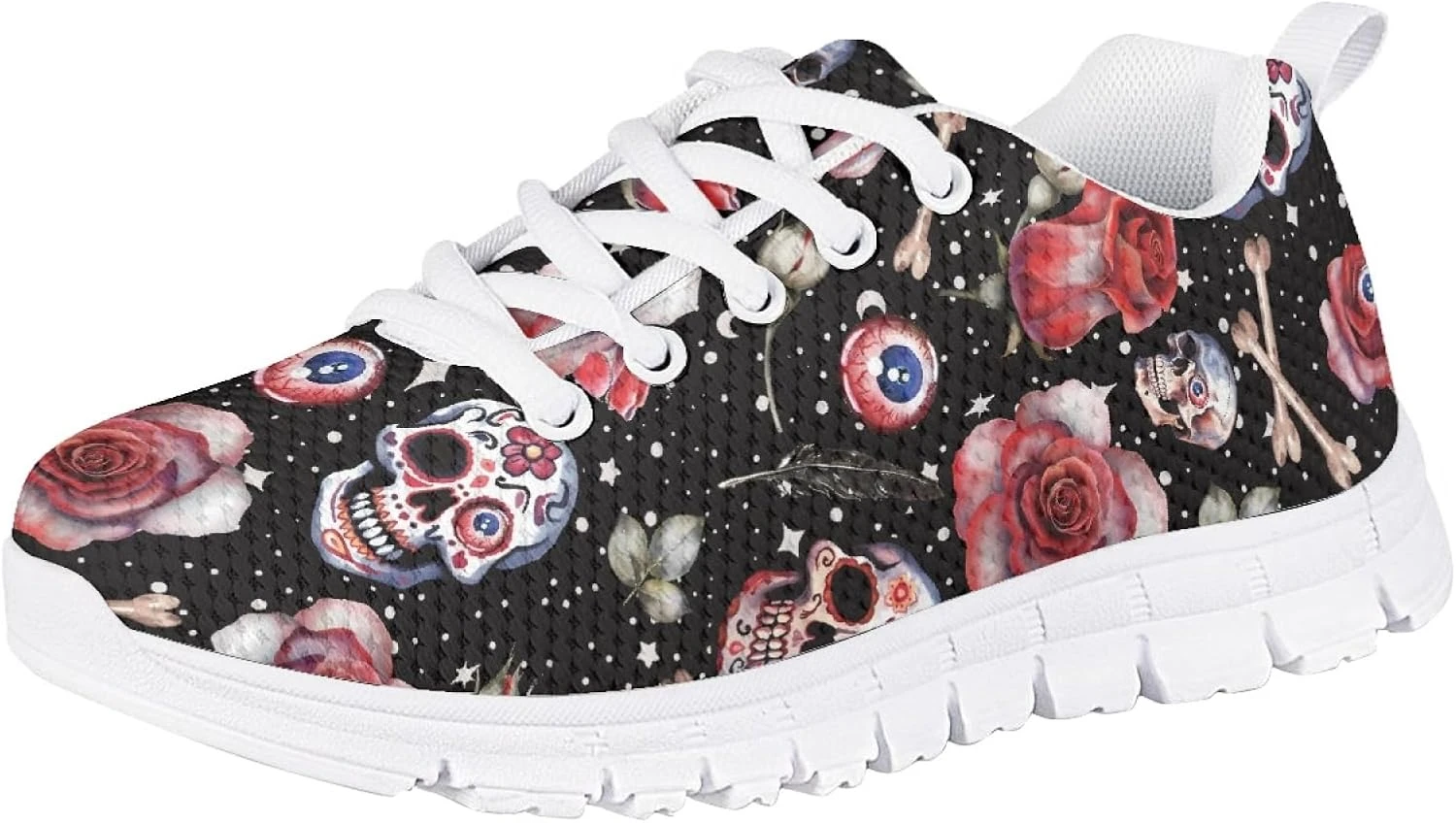 HOTYD Kids Halloween Sneakers For Boys Breathable Athletic Christmas Walking Shoes For Girls Most Comfortable Casual Classic Fashion Playing Sports Shoes 3 HOTYD Kids Halloween Sneakers For Boys Breathable Athletic Christmas Walking Shoes For Girls Most Comfortable Casual Classic Fashion Playing Sports Shoes